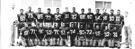 RCTS Football team in 1958 and Coach H.L. Shaw later