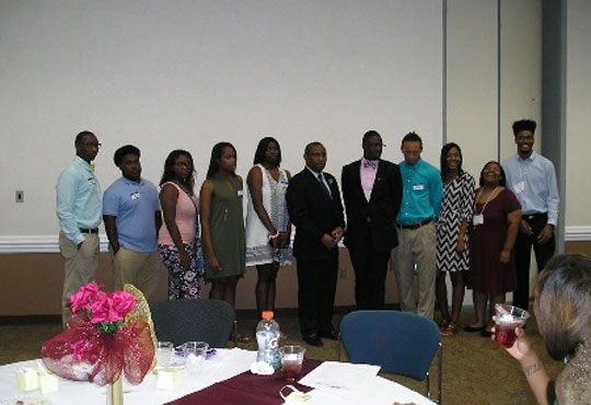 Ten 2017 RCTS Scholarship Recipients Attended the Bulldog Banquet in GA with Dr. Alvin Thornton, Chairman of the RCTS Scholarship