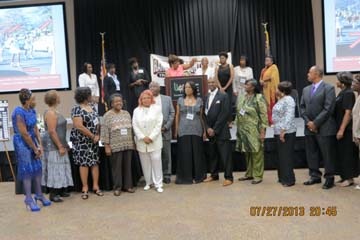 RCTS students who were transported to RCTS on the bus driven by King G. Thornton, received a token gift during a Maroon and Gold Banquet